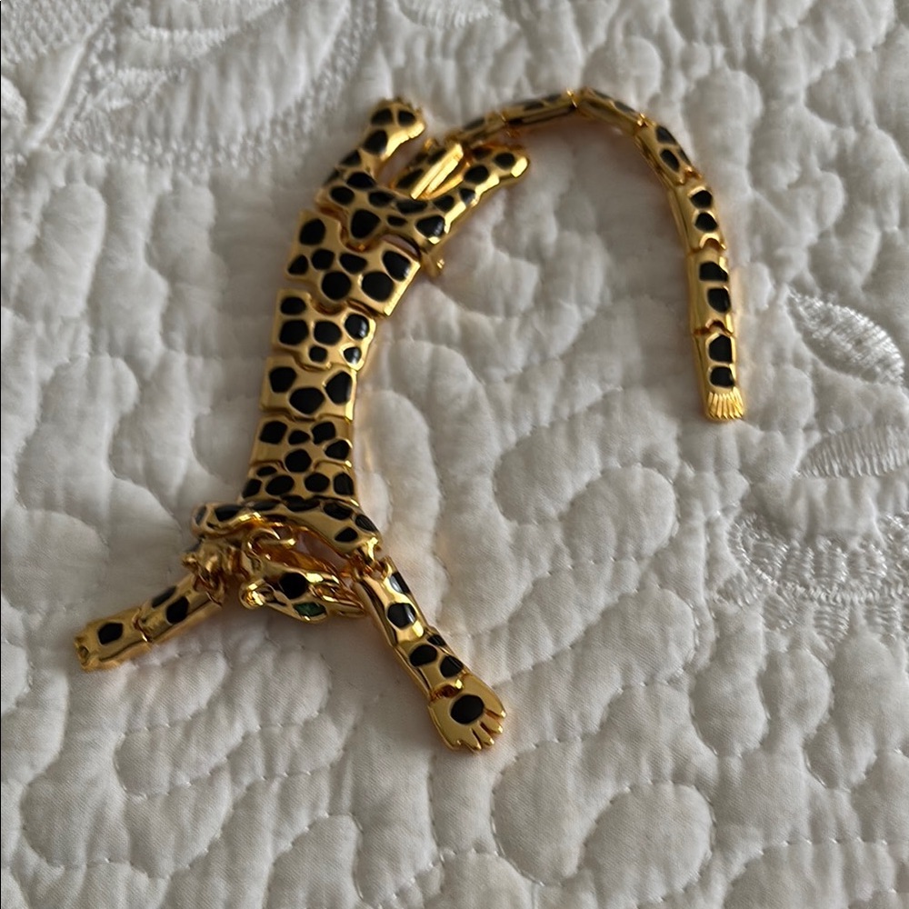 Tracy Chu Gold Leopard Brooch